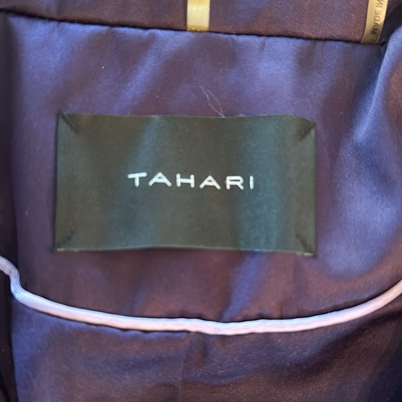 Tahari Deep Purple raincoat / trench coat - Picture 3 of 4